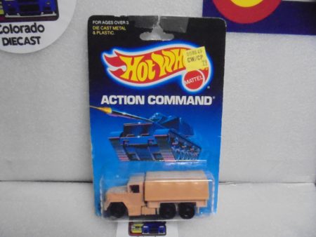 1986 HOT WHEELS ACTION COMMAND TAN TROOP CONVOY TRUCK Fashion