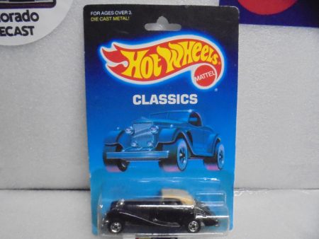 1988 HOT WHEELS CLASSICS BLACK MERCEDES 540K BLACKWALLS Online Sale