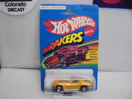 1981 HOT WHEELS HIRAKERS GOLD SPLIT WINDOW  63 CORVETTE Fashion