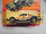 1983 HOT WHEELS THE HOT ONES WHITE THUNDERBIRD STOCKER IMPERFECT CARD For Sale