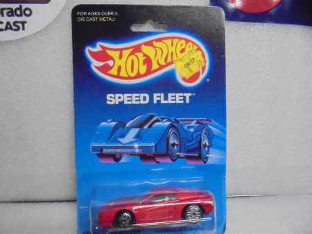 1988 HOT WHEELS SPEED FLEET RED FERRARI TESTAROSSA on Sale