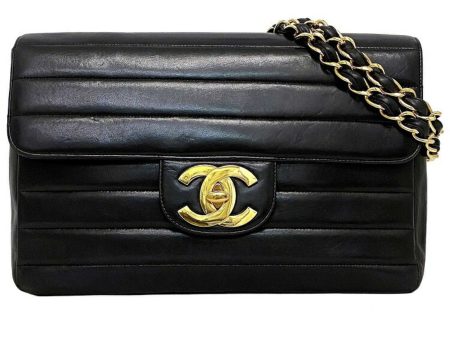 Chanel Women s Leather Shoulder Bag Black,Gold Fashion