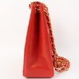 Chanel Around 1995 Made Paris Limited Cc Mark Plate 2Way Chain Bag Red For Sale