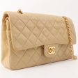 Chanel Around 1992 Made Classic Flap Chain Bag 25Cm Beige Online Sale