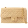 Chanel Around 1992 Made Classic Flap Chain Bag 25Cm Beige Online Sale