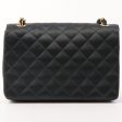 Chanel Around 1985???1990 Made Silk Satin Circle Turn-Lock Chain Bag Black Cheap