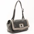 Chanel 2007 Made Bicolor Design 2.55 Shoulder Bag Grey White Fashion