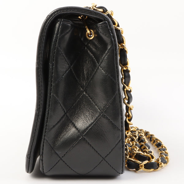 Chanel Around 1990 Made Full Flap Chain Bag 23Cm Black Hot on Sale