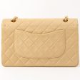 Chanel Around 1992 Made Classic Flap Chain Bag 25Cm Beige Online Sale