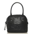 Chanel cruise line handbag black lambskin ladies CHANEL Supply