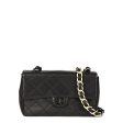 Chanel Black Quilted Lambskin Vintage Medium Classic Single Flap Bag Sale