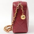 Chanel Around 1995 Made Caviar Skin Cc Mark Stitch Chain Shoulder Bag Bordeaux Fashion