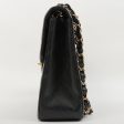 Chanel 2003 Made Caviar Skin Classic Flap Chain Bag Jumbo Black Online