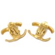 CHANEL CC Earrings Clip-On Gold 00T 97548 on Sale