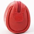 Chanel Around 1995 Made Caviar Skin Mini Pouch Red on Sale