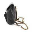 Chanel matelasse chain backpack rucksack leather black vintage gold metal fittings duma Matelasse Chain Backpack Discount