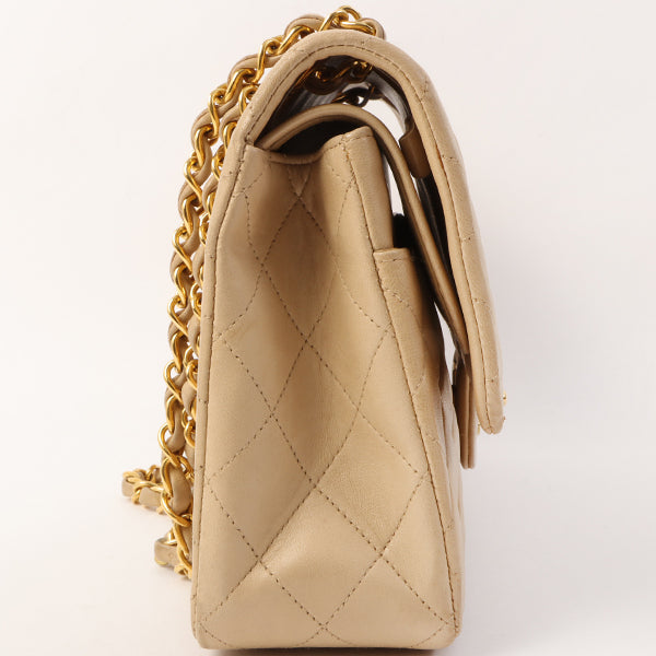 Chanel Around 1995 Made Classic Flap Chain Bag 25Cm Beige Supply