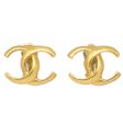 CHANEL CC Earrings Clip-On Gold 00T 97548 on Sale