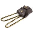 Chanel matelasse chain mini backpack rucksack leather brown gold metal fittings miniduma Hot on Sale