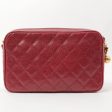 Chanel Around 1995 Made Caviar Skin Cc Mark Stitch Chain Shoulder Bag Bordeaux Fashion