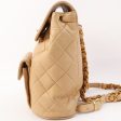 Chanel Double Turn-Lock Backpack Beige For Cheap