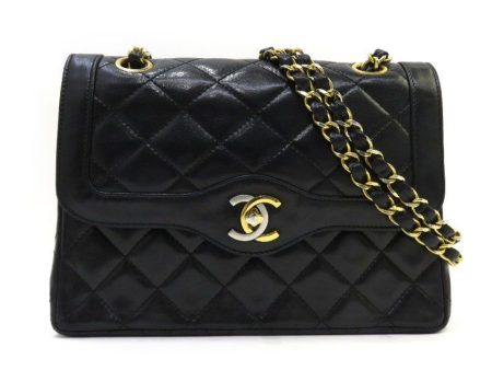 Chanel matelasse Paris limited W chain flap shoulder bag gold silver metal fittings Hot on Sale