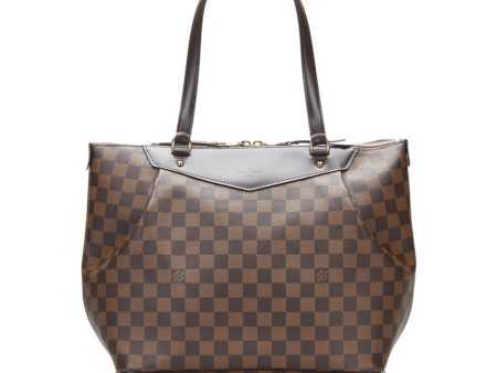 Louis Vuitton Damier Westminster GM Tote Bag Shoulder N41103 Brown PVC Leather Women s LOUIS VUITTON Online now