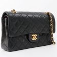 Chanel Around 1992 Made Classic Flap Chain Bag 25Cm Black Hot on Sale