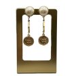 CHANEL  Vintage 1970s Faux Pearl Medallion CC    Clip-On Earrings Hot on Sale