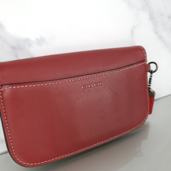 Coach 1941 Burgundy Red Wallet Clutch Fashion