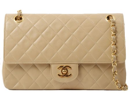 Chanel 1990 Made Straight Flap Matelasse Plate Chain Bag Cheap