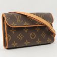 Louis Vuitton 2001 Made Canvas Monogram Pochette Florentine Brown Hot on Sale