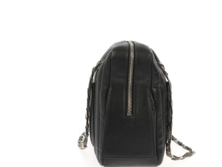 CHANEL  Mademoiselle  Camera Shoulder Bag in black leather Online Hot Sale