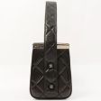 Chanel 1997 Made Logo Plate Box Hand Bag Black For Cheap