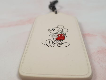 Disney x Coach Large Hangtag in Chalk with Mickey Mouse - Limited Edition Online Sale