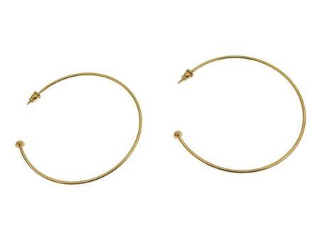 CHLOE  hoop earrings gold ladies on Sale