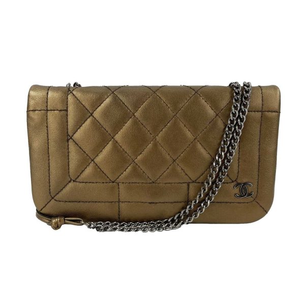 CHANEL - 2008 Rectangular Quilted Leather Full Flap Shoulder Bag   Crossbody Supply