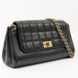 Chanel 2002 Made Choco Bar 2.55 Chain Bag Black on Sale