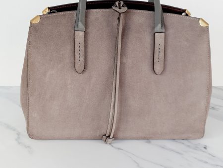 Coach 1941 Cooper Carryall Bag in Heather Grey Suede & Leather - Crossbody Handbag Tote - Coach 22822 Online Hot Sale