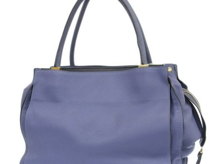 CHLOE  Dolly Leather Tote Bag 3S0281 Blue Ladies Supply