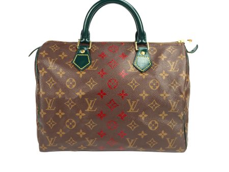 Upcycled Louis Vuitton Speedy 30 Monogram Canvas - Christmas Tree For Sale