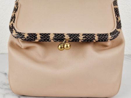 Coach 1941 Rider Bag 24 Crossbody Snakeskin in Beige Sand Cream Smooth Leather - Coach 75501 Online