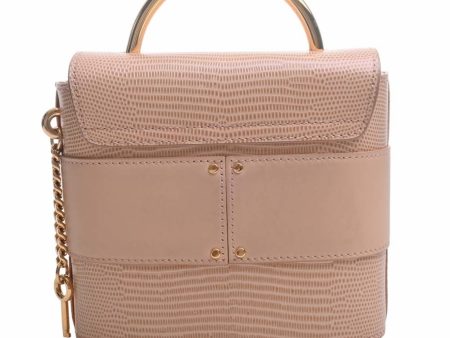 CHLOE  Abbey Lock Leather Chain Shoulder Bag Pink Beige Women s Online