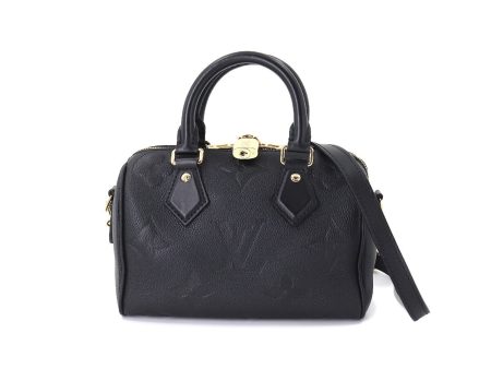 Louis Vuitton Monogram Implant Speedy Bandouliere 20 2way Hand Shoulder Bag Noir M58953 RFID on Sale