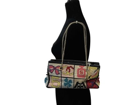 CHANEL - Multicolor Knit Needlepoint Patchwork CC Shoulder Bag on Sale