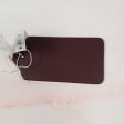 Large Coach Hangtag in Oxblood with Gold Tone Hardware Online Hot Sale