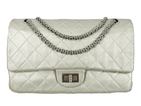 CHANEL - Metallic Calfskin Quilted 2.55 Reissue 227 Double Flap - Shoulder Bag on Sale