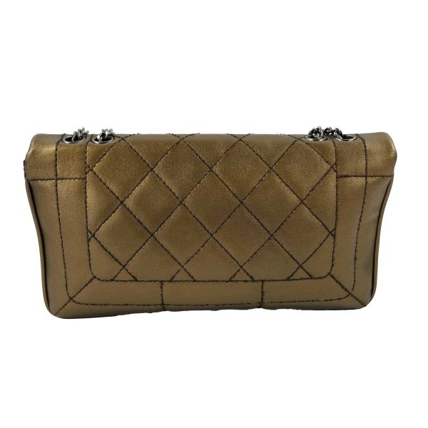 CHANEL - 2008 Rectangular Quilted Leather Full Flap Shoulder Bag   Crossbody Supply