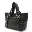 Chanel 2.55 matelasse tote bag handbag turn lock leather black on Sale