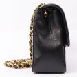 Chanel Around 1990 Made Edge Flap Turn-Lock Chain Bag With Pouch Black Online Hot Sale